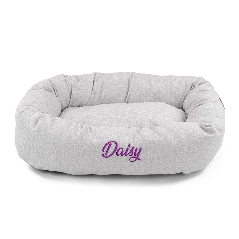 Palette Heathered Bagel Bed - Personalized