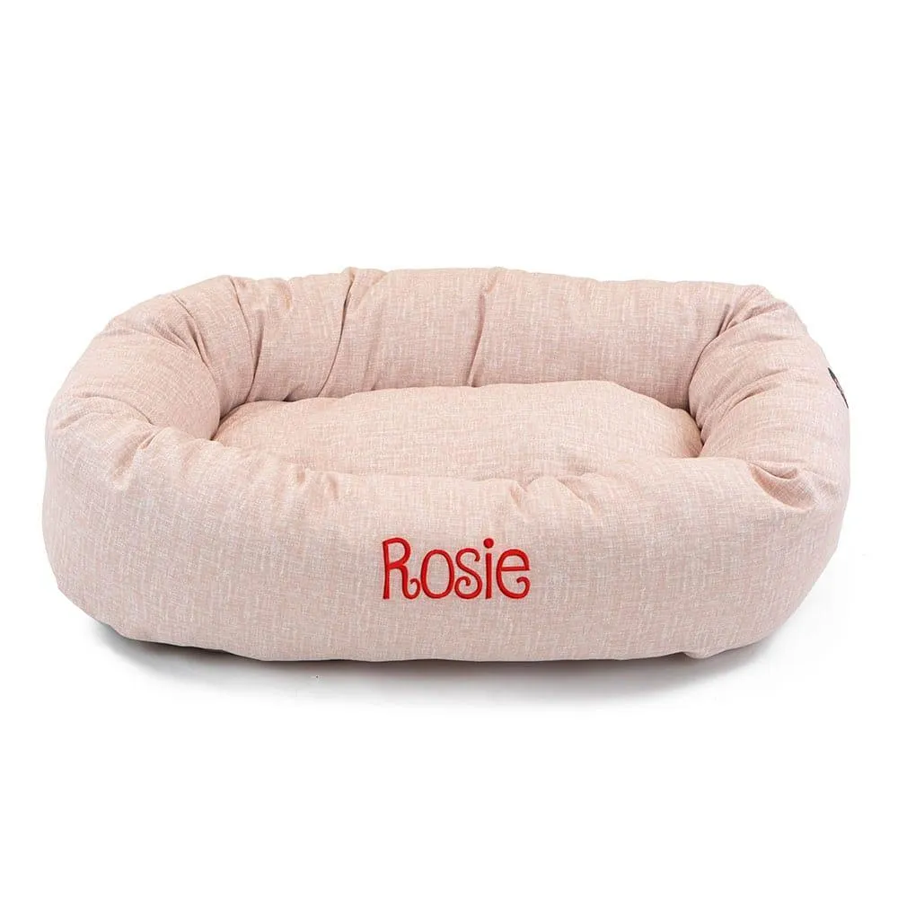 Palette Heathered Bagel Bed - Personalized