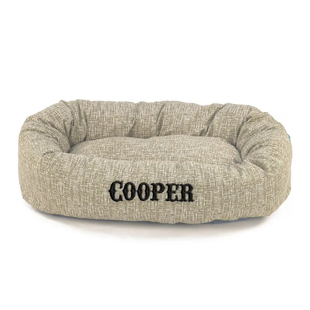 Palette Heathered Bagel Bed - Personalized
