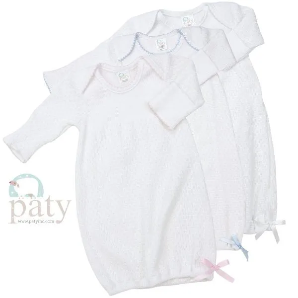 Paty Gown - White with trim