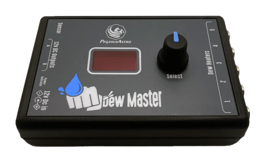 Pegasus Astro DewMaster - 5 Channel Digital Dew Heater Controller (with sensor)