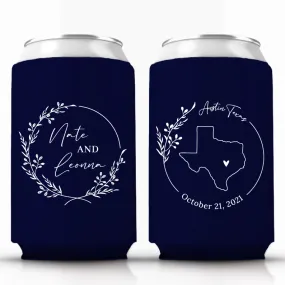 Personalized State Map Wedding can Cooler Favors (68)