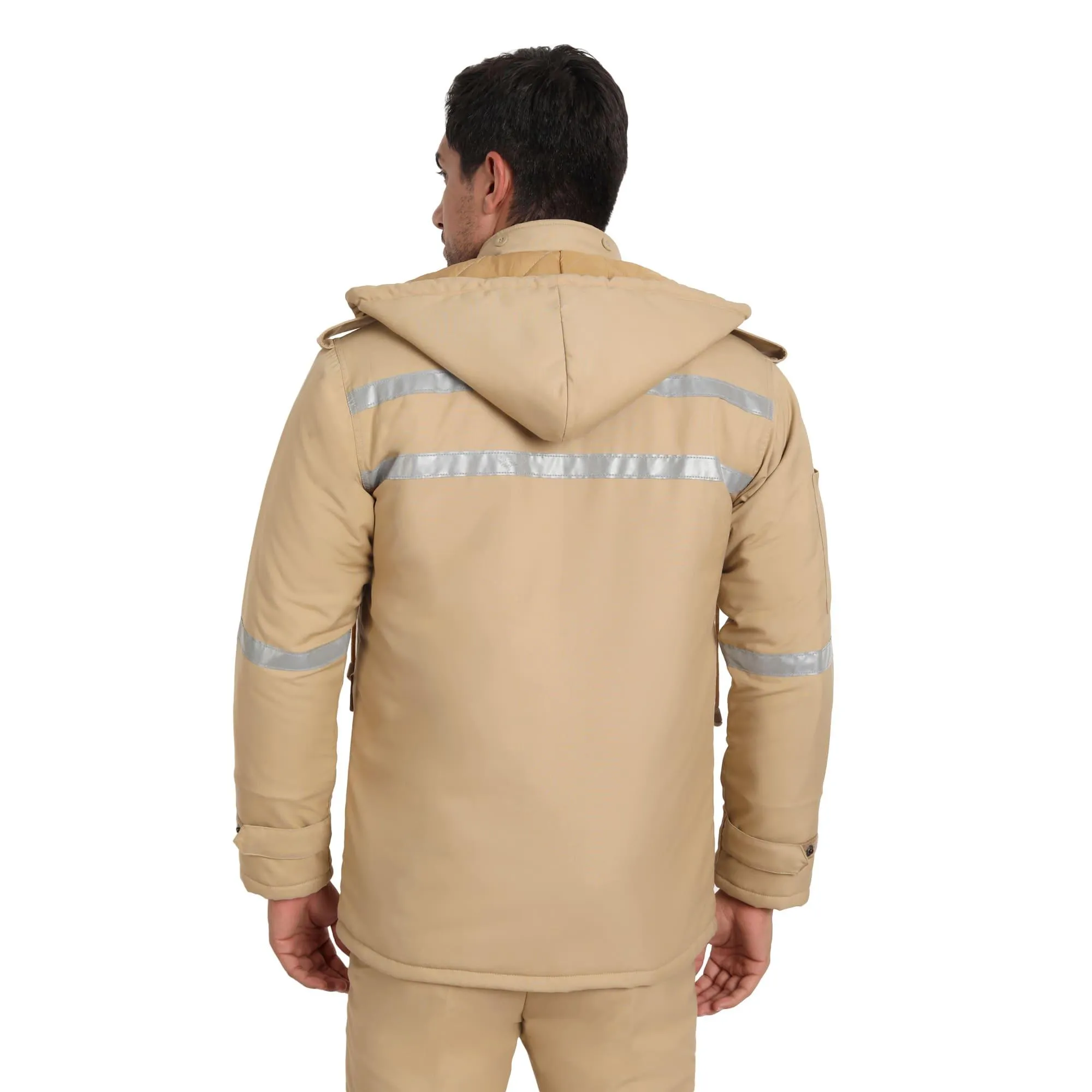 Police Jacket Full Sleeves - Khaki