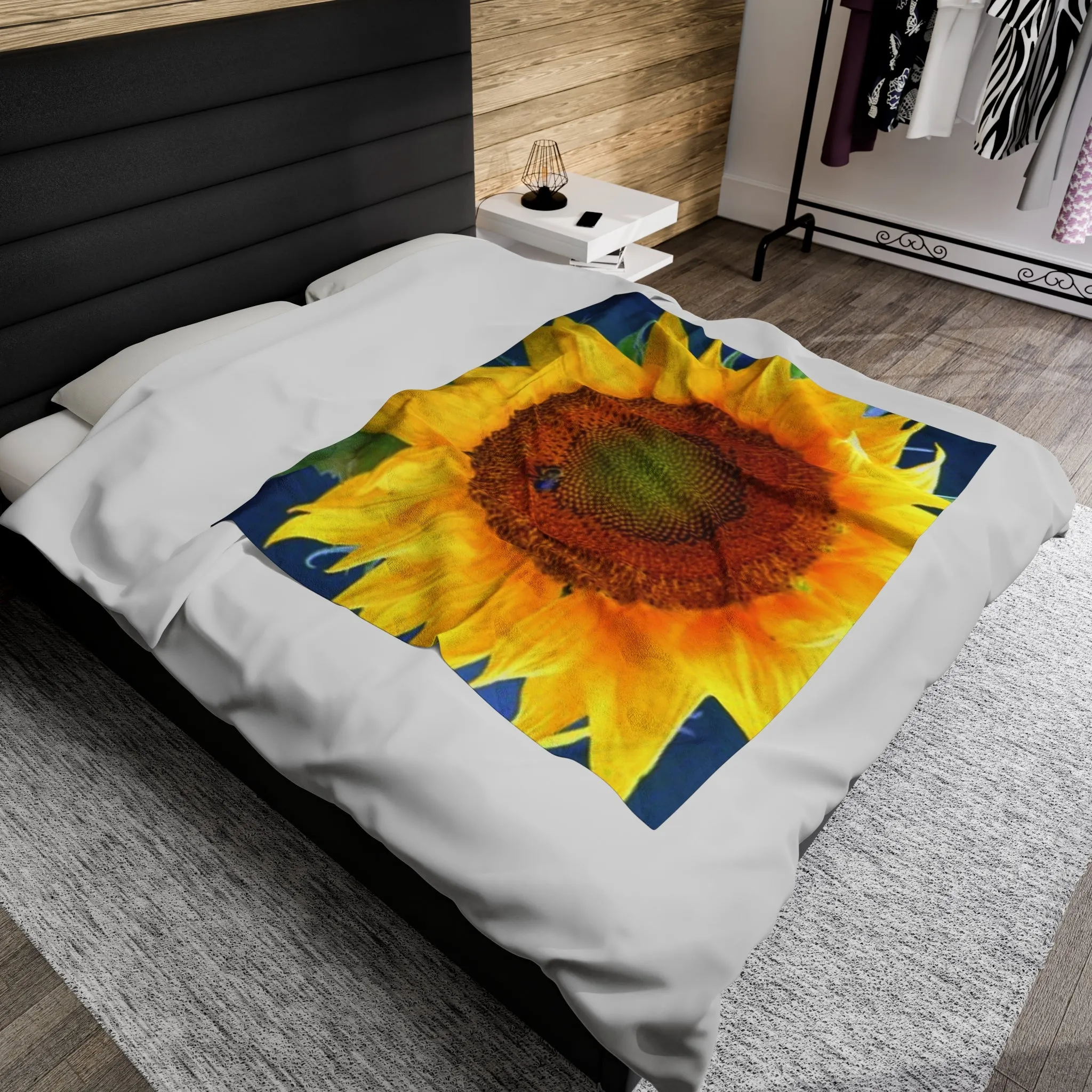 "Bee Sunny" Photographic, UltraPlush Blanket - 3 Size Options