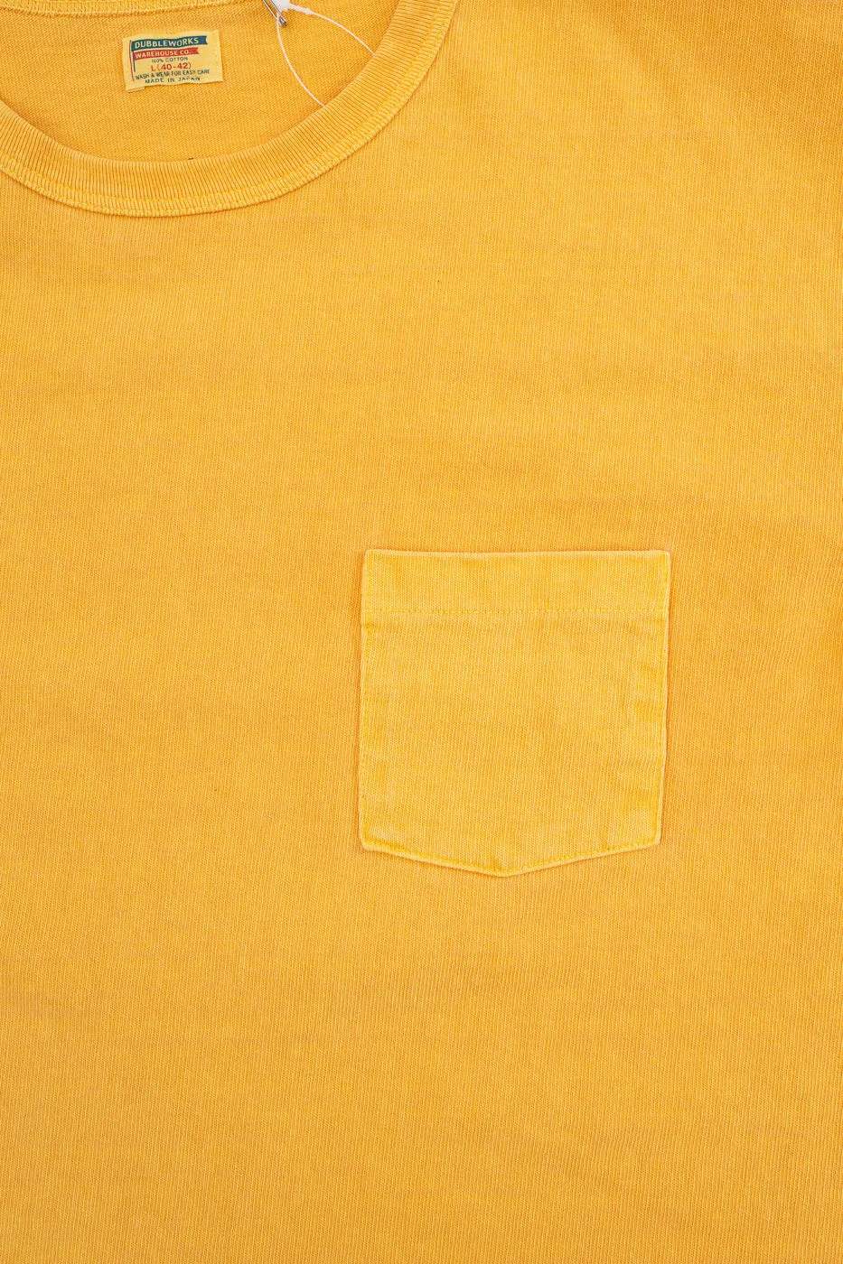 "Stand Wheel" Heavyweight Pocket Tee - Gold
