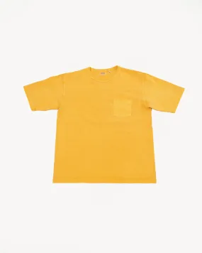 "Stand Wheel" Heavyweight Pocket Tee - Gold
