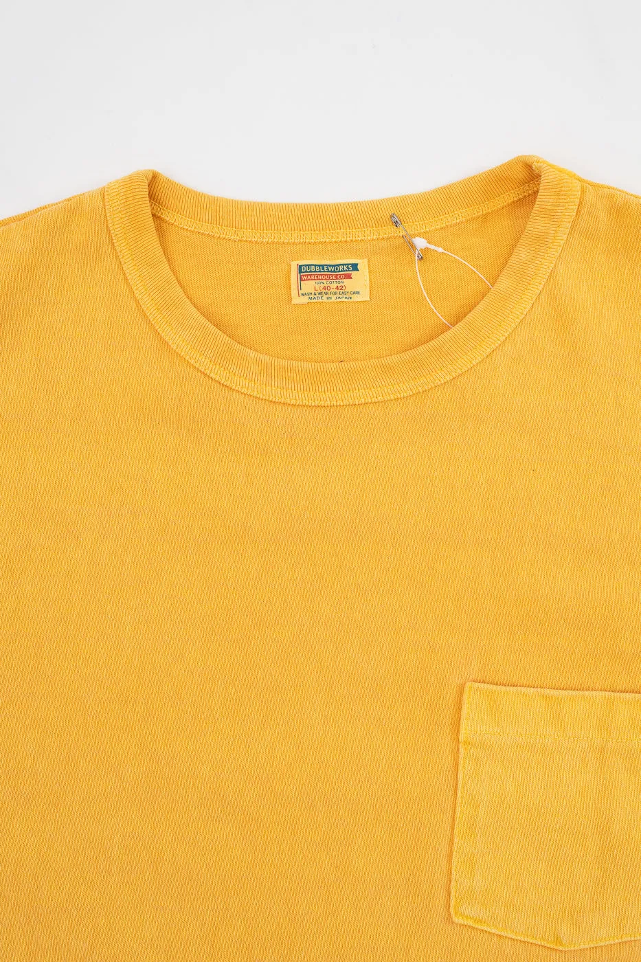 "Stand Wheel" Heavyweight Pocket Tee - Gold