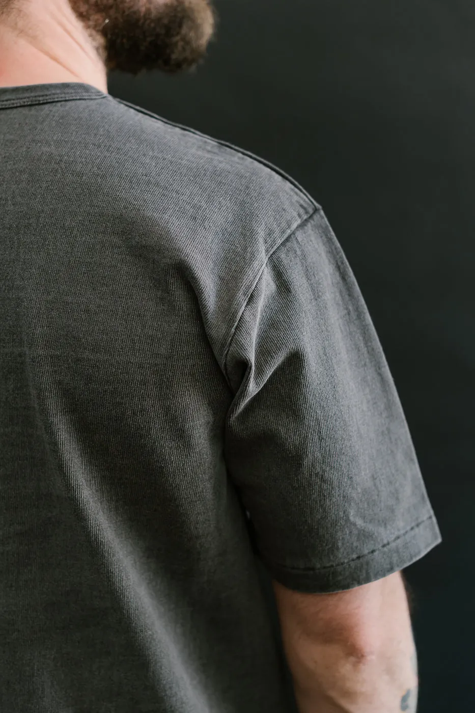 "Stand Wheel" Heavyweight Pocket Tee - Sumikuro
