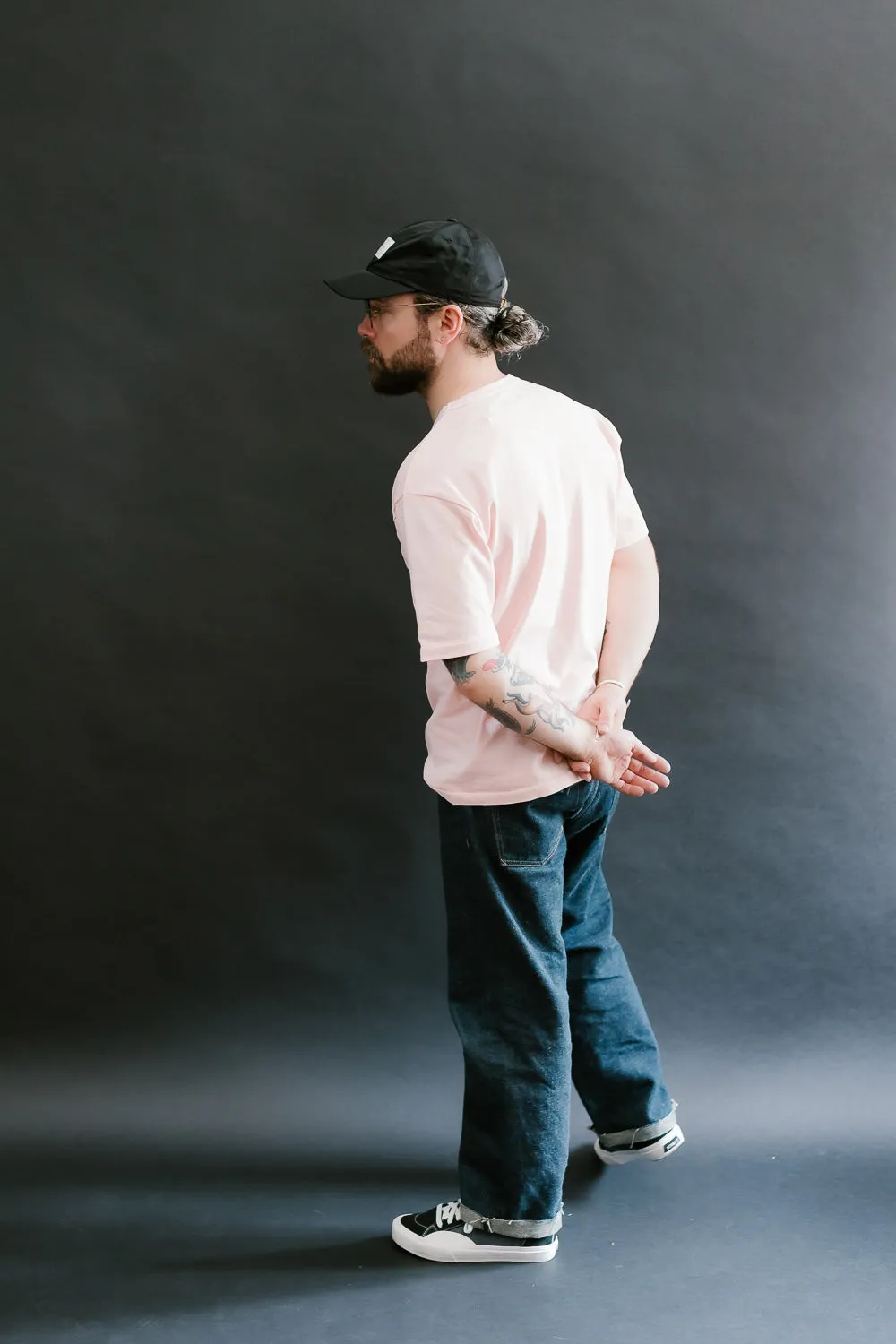 "Stand Wheel" Heavyweight Tee - Pink