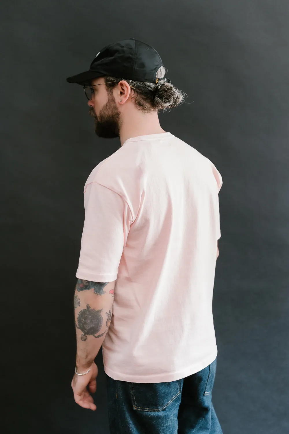 "Stand Wheel" Heavyweight Tee - Pink