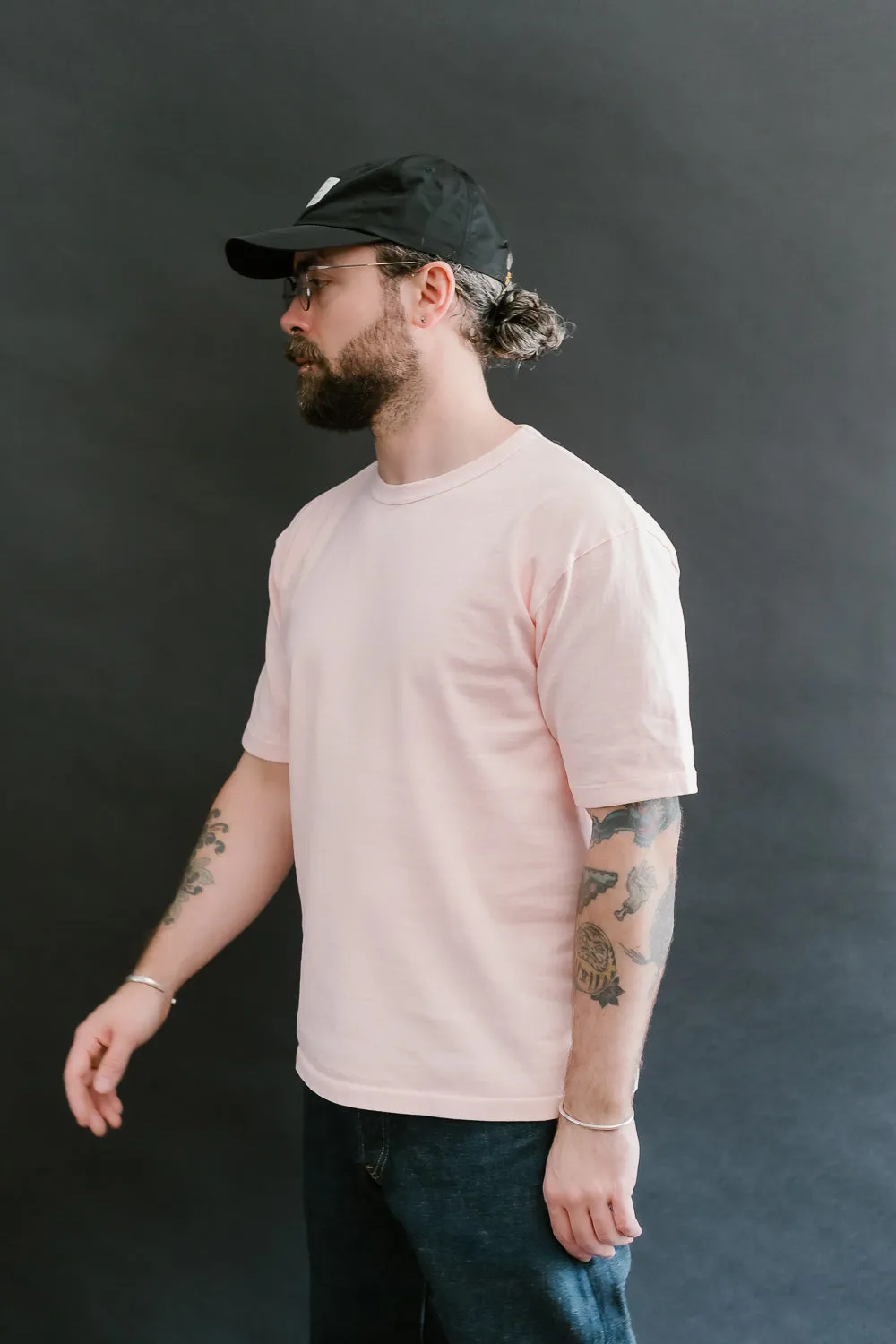 "Stand Wheel" Heavyweight Tee - Pink