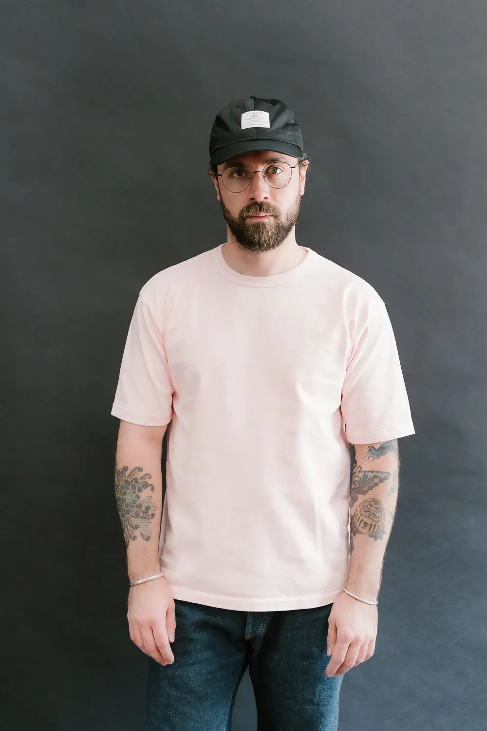 "Stand Wheel" Heavyweight Tee - Pink
