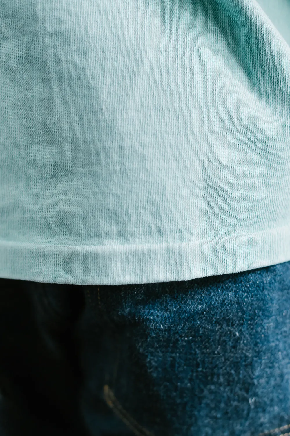 "Stand Wheel" Heavyweight Tee - Turquoise