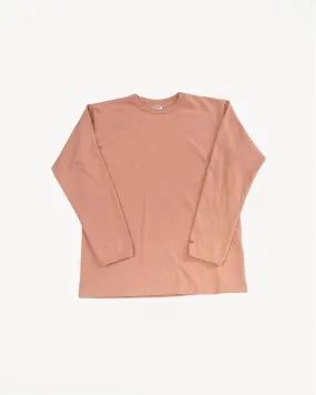 "Stand Wheel" H/W Long Sleeve Tee - Salmon Pink