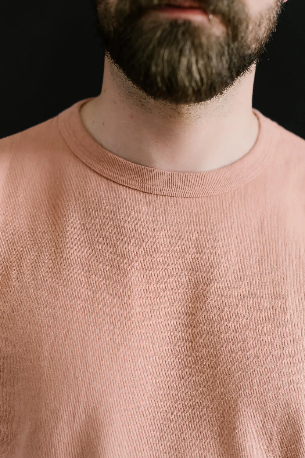 "Stand Wheel" H/W Long Sleeve Tee - Salmon Pink