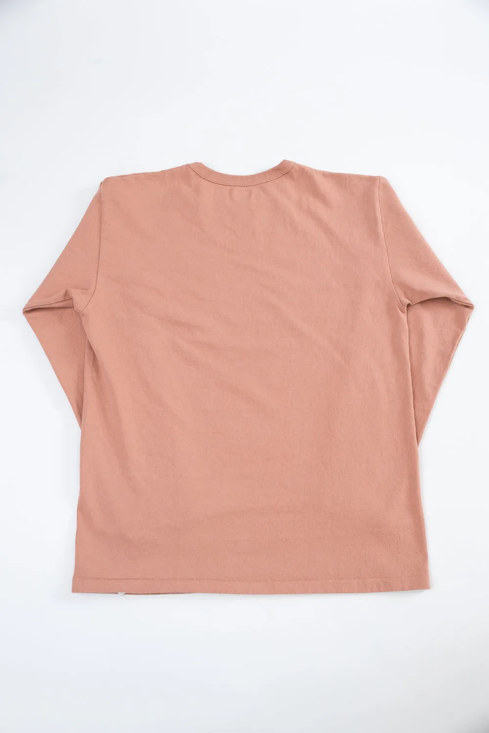 "Stand Wheel" H/W Long Sleeve Tee - Salmon Pink