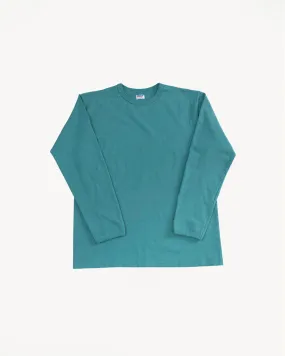 "Stand Wheel" H/W Long Sleeve Tee - Turquoise