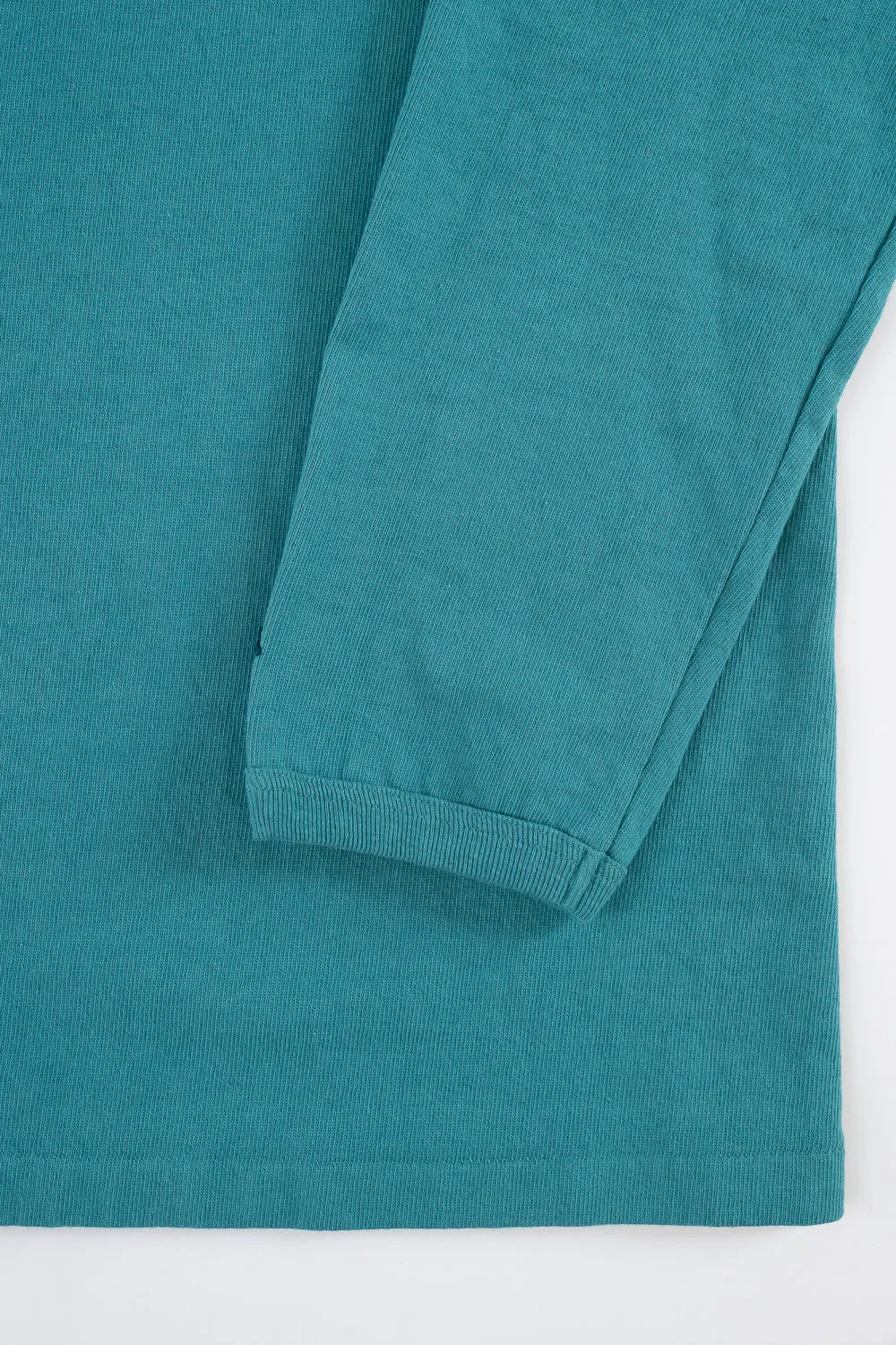 "Stand Wheel" H/W Long Sleeve Tee - Turquoise
