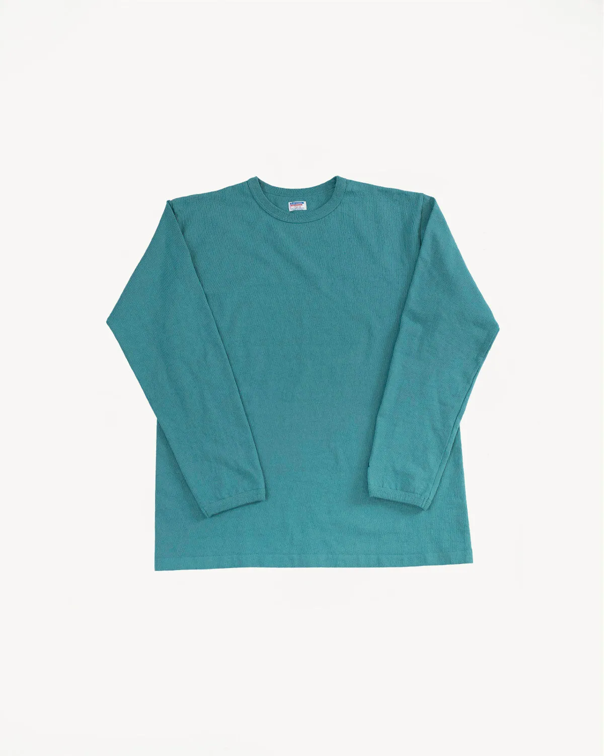 "Stand Wheel" H/W Long Sleeve Tee - Turquoise