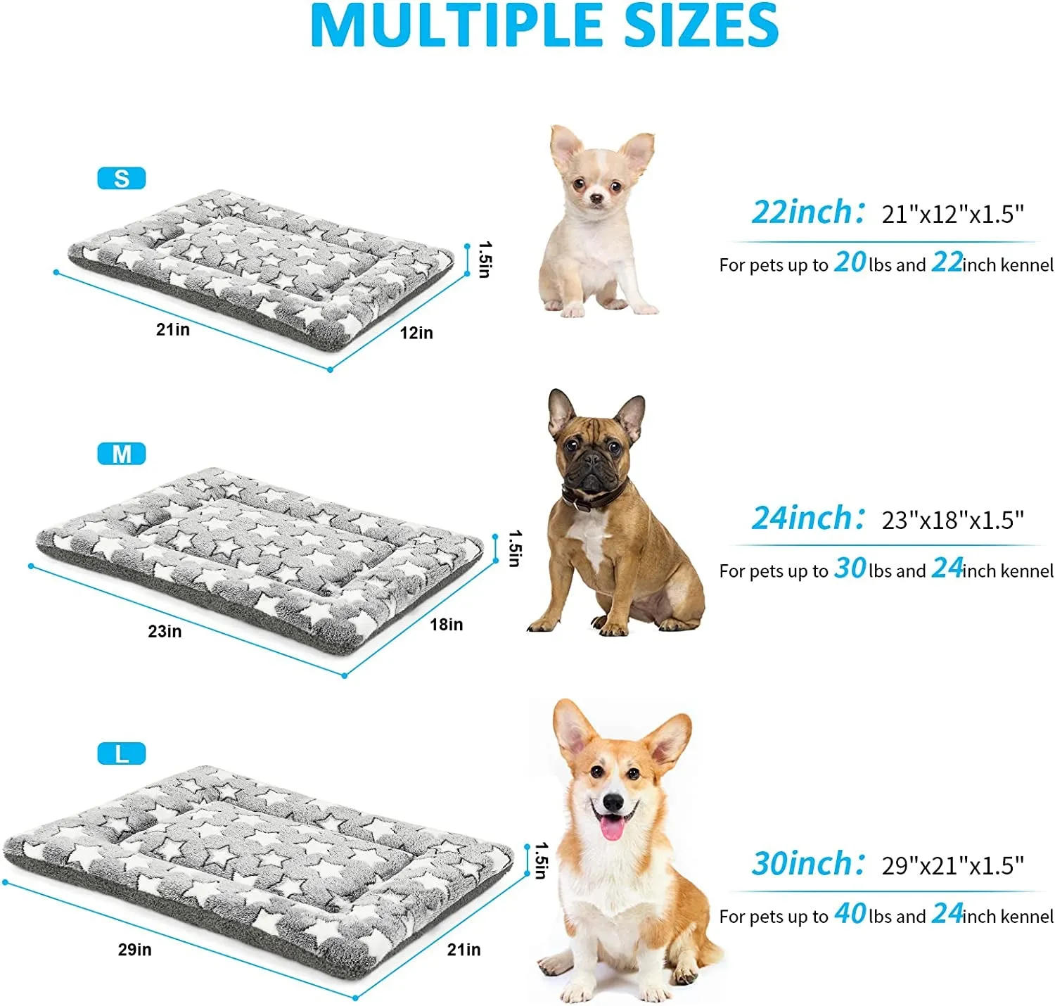 Reversible Dog Bed Mat