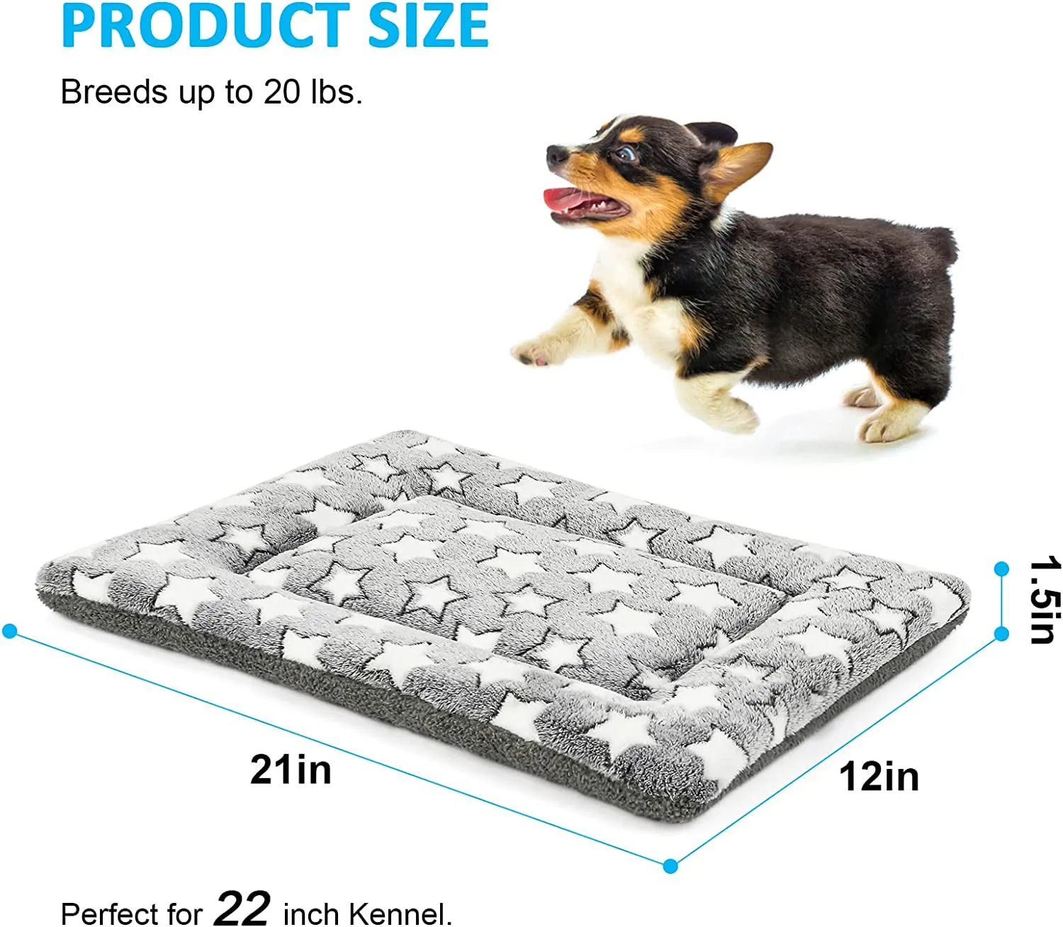 Reversible Dog Bed Mat