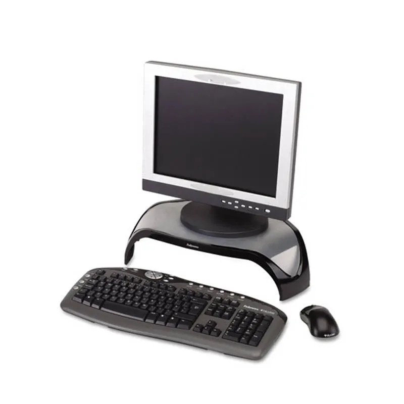 Smart Suites Corner Monitor Riser, Black