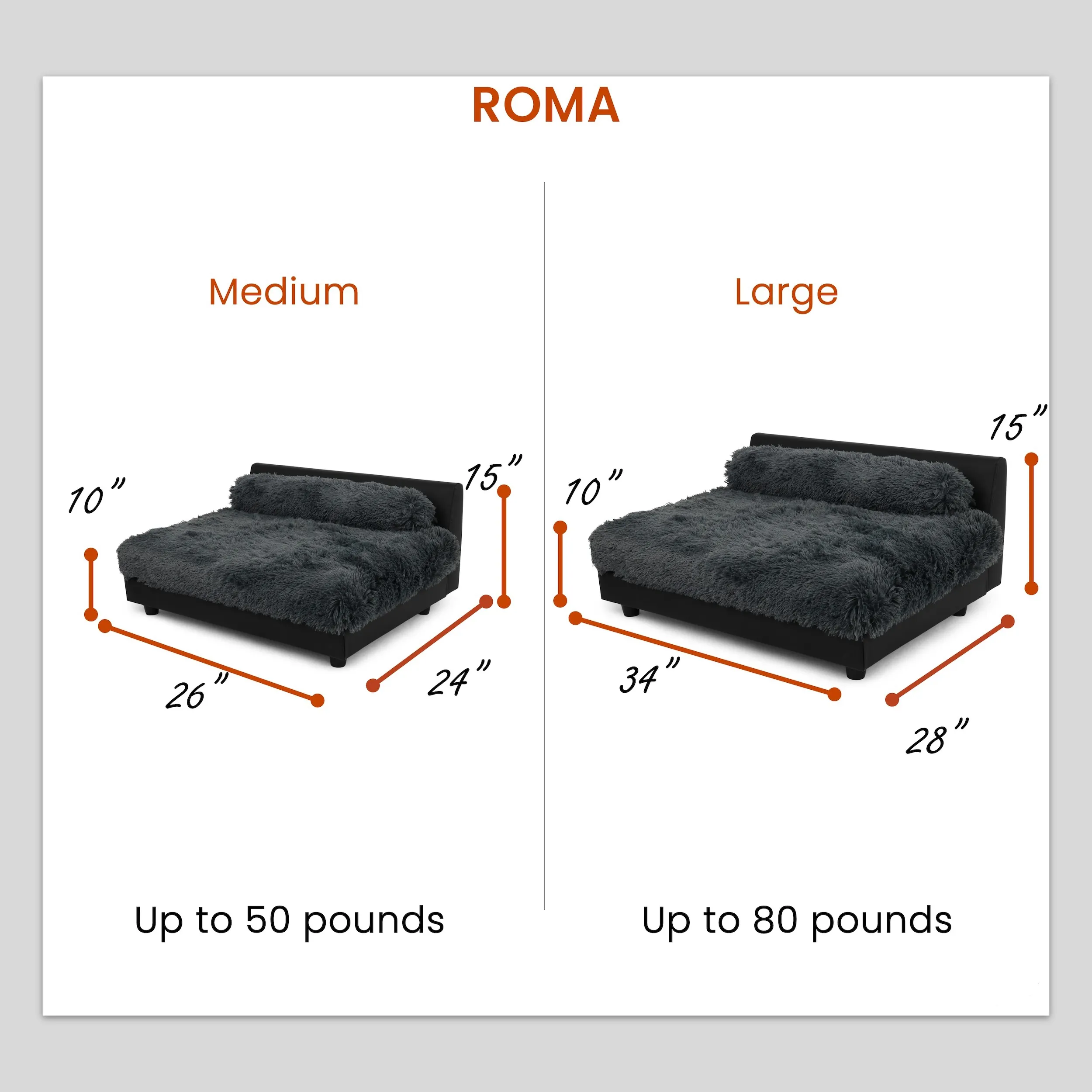 SOHO Raised Bed | Roma Storm Gray