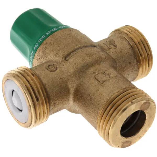 Taco 5123-P2-G 3/4" PEX Union Mixing Valve w/ Gauge (Low Lead)