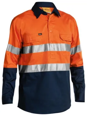 Taped Two Tone Hi Vis Cool Lightweight Long Sleeve - BSC6896