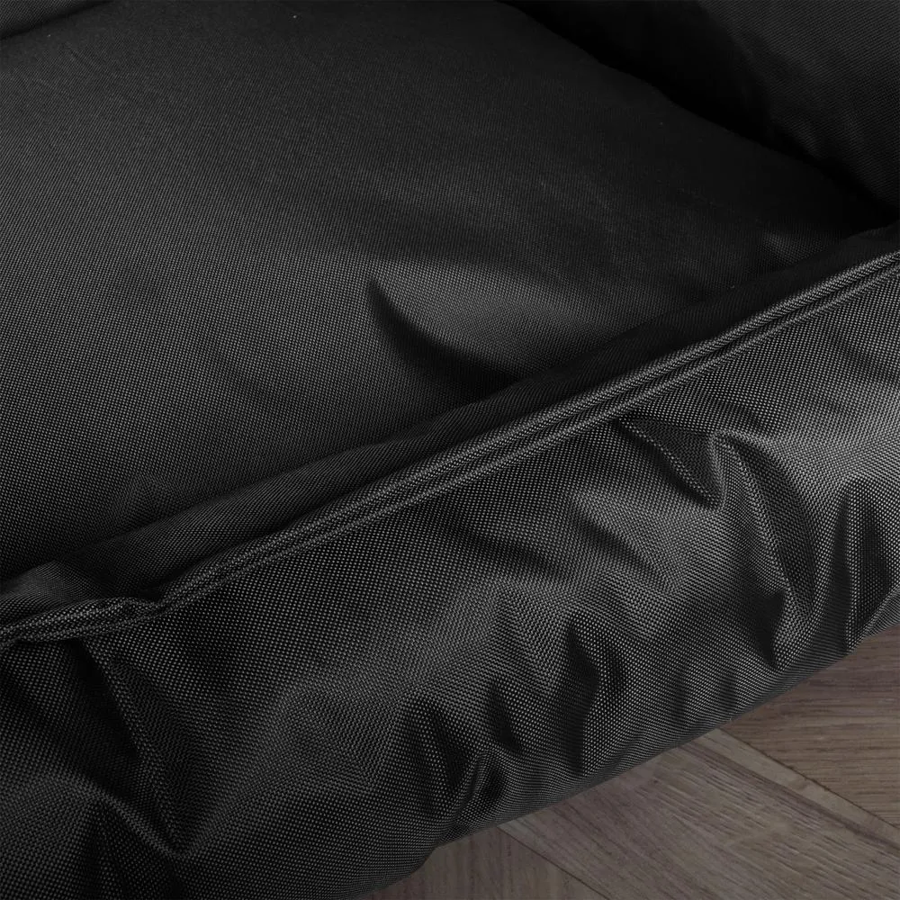 The Bench Orthopedic Memory Foam Dog Bed - Waterproof Black