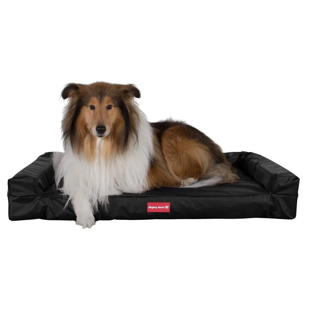 The Bench Orthopedic Memory Foam Dog Bed - Waterproof Black