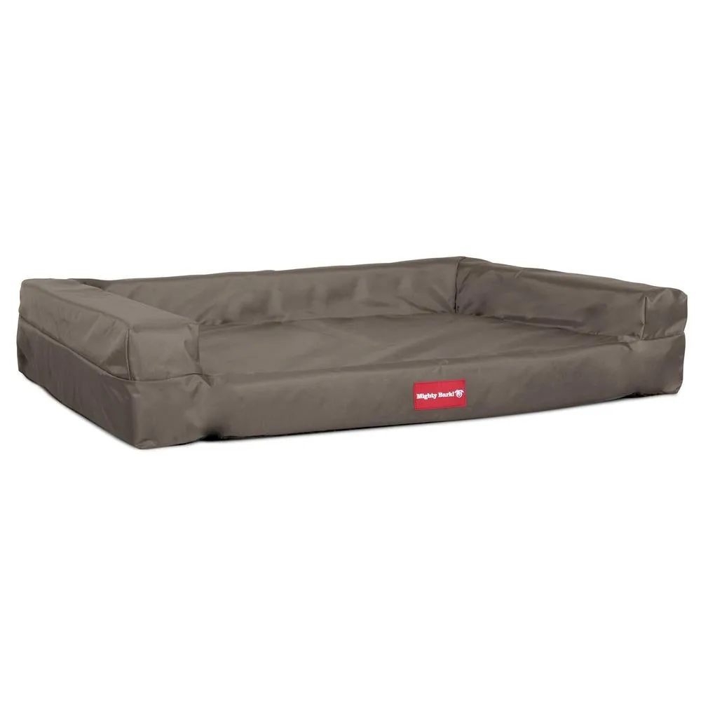 The Bench Orthopedic Memory Foam Dog Bed - Waterproof Grey