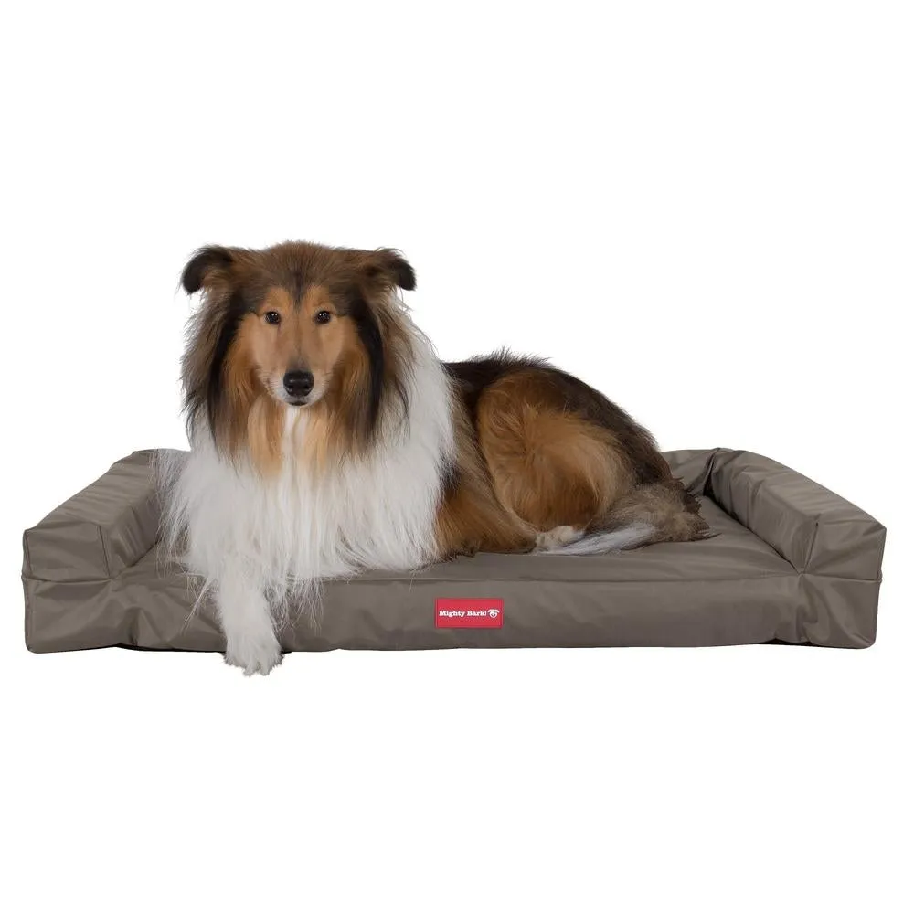 The Bench Orthopedic Memory Foam Dog Bed - Waterproof Grey