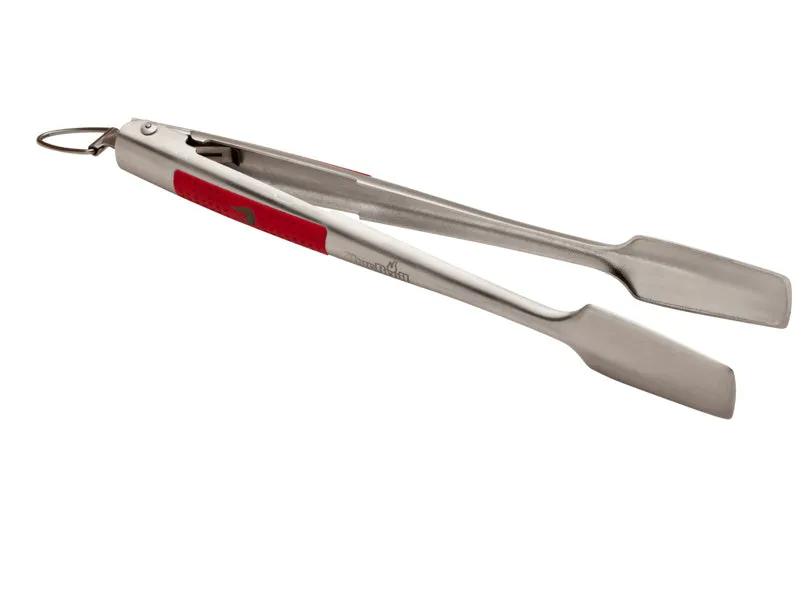The Char-Broil® Comfort Grip Locking Tongs