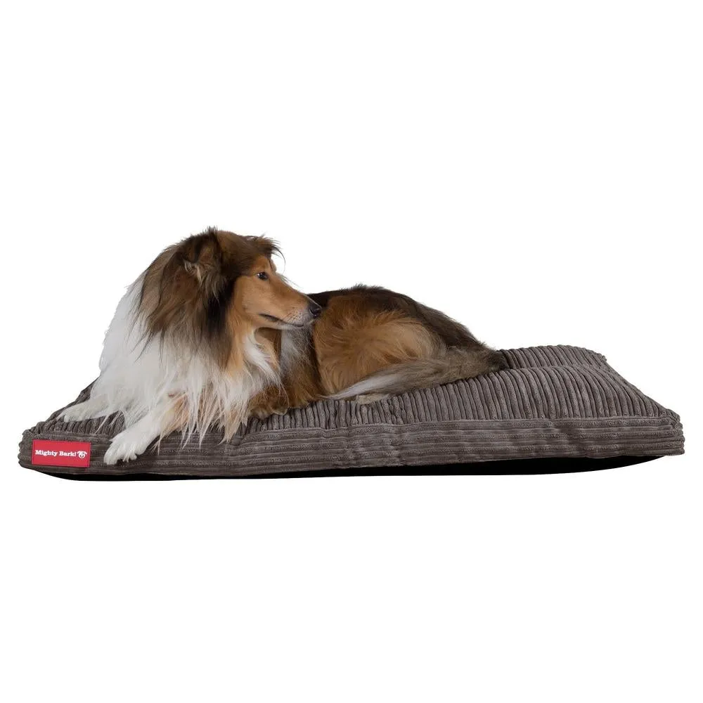 The Mattress Orthopedic Classic Memory Foam Dog Bed - Cord Graphite Grey
