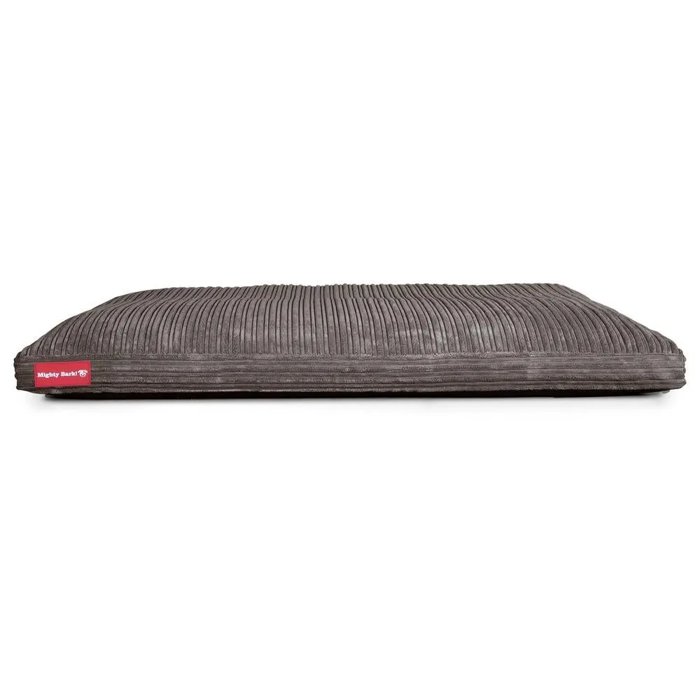 The Mattress Orthopedic Classic Memory Foam Dog Bed - Cord Graphite Grey