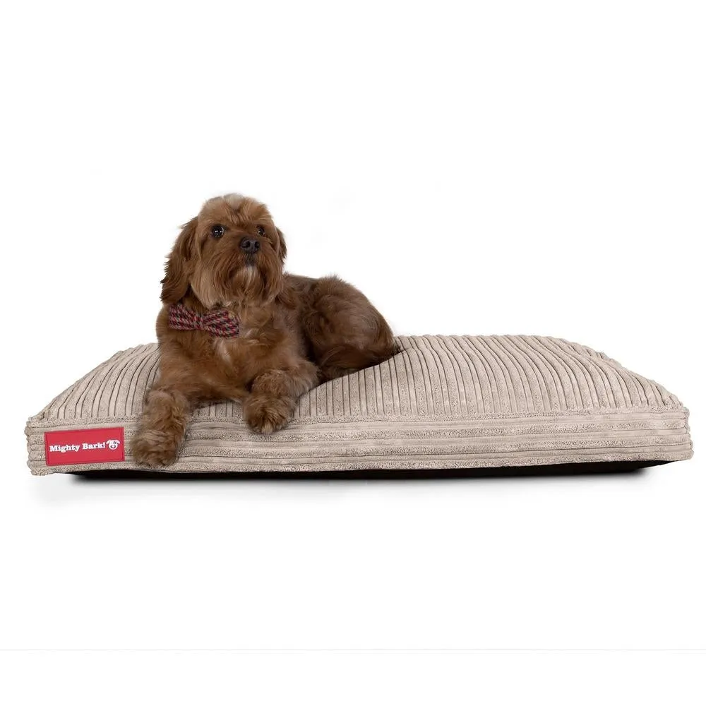 The Mattress Orthopedic Classic Memory Foam Dog Bed - Cord Mink