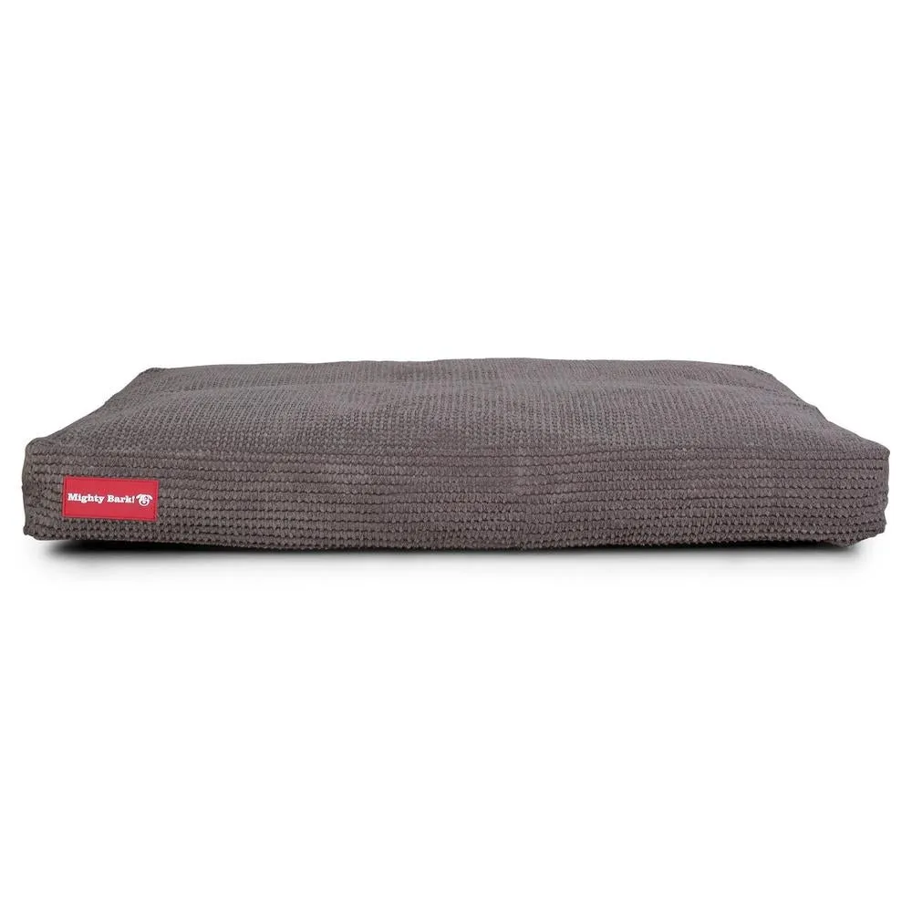 The Mattress Orthopedic Classic Memory Foam Dog Bed - Pom Pom Charcoal Grey