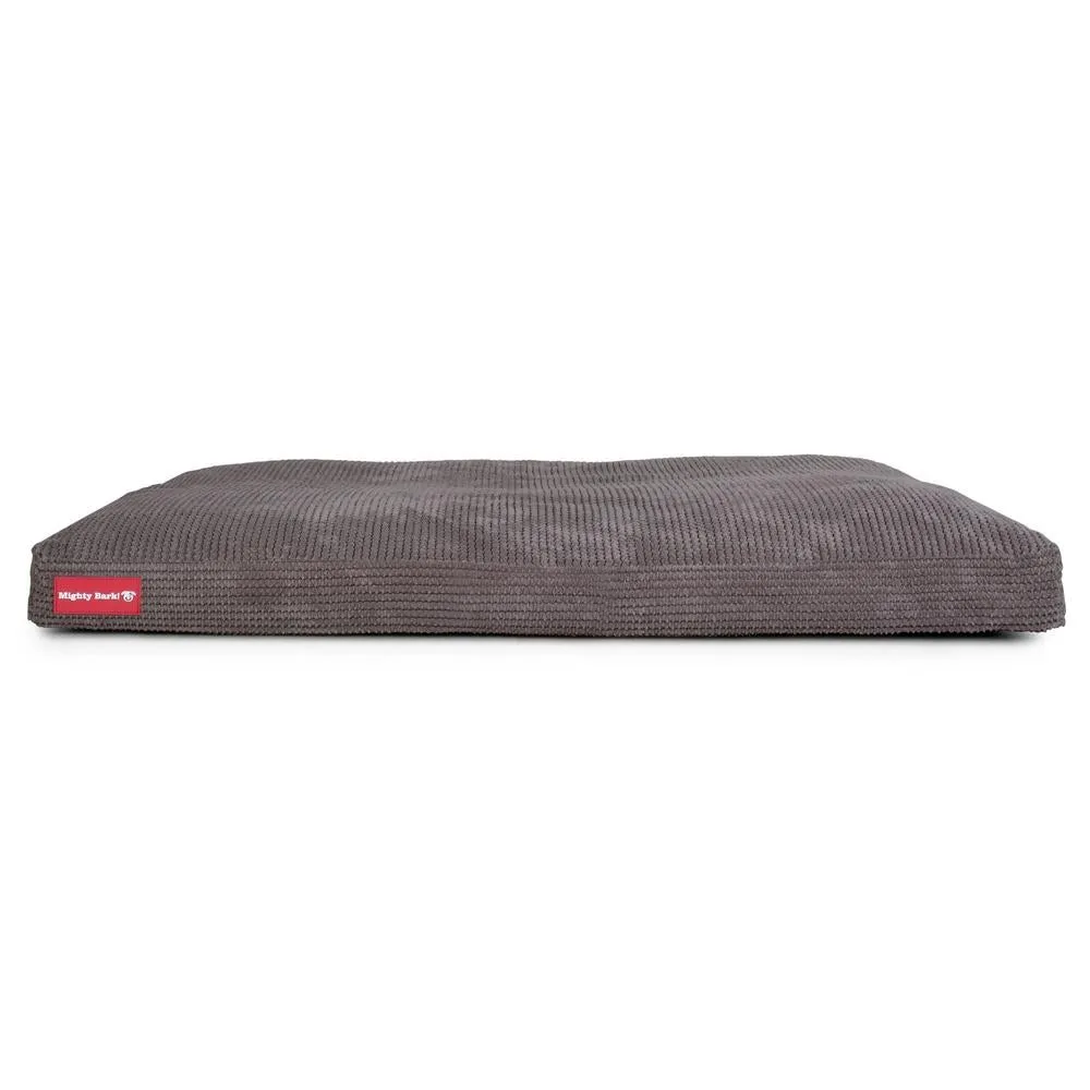 The Mattress Orthopedic Classic Memory Foam Dog Bed - Pom Pom Charcoal Grey