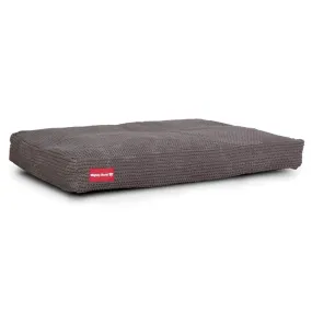 The Mattress Orthopedic Classic Memory Foam Dog Bed - Pom Pom Charcoal Grey