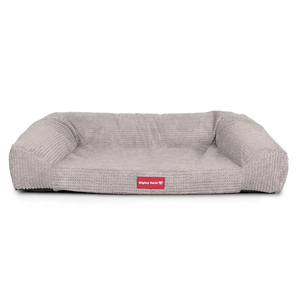 The Sofa Orthopedic Memory Foam Sofa Dog Bed - Pom Pom Mink