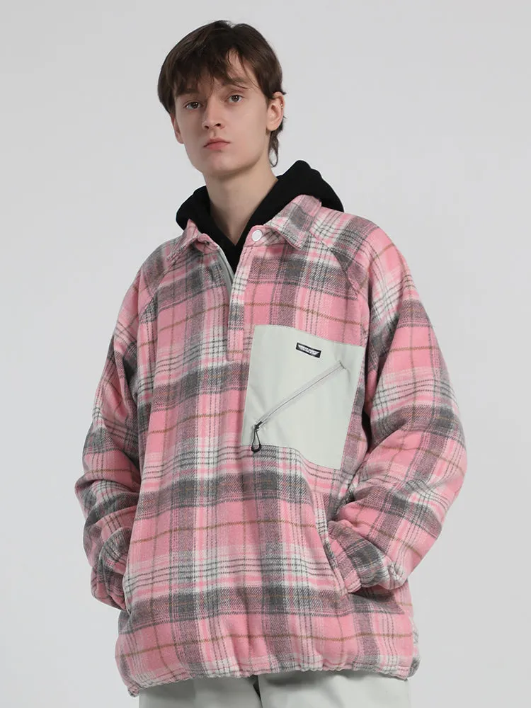 Unisex 2021 Winter Plaid Single And Double Board Warm Ski Jacket