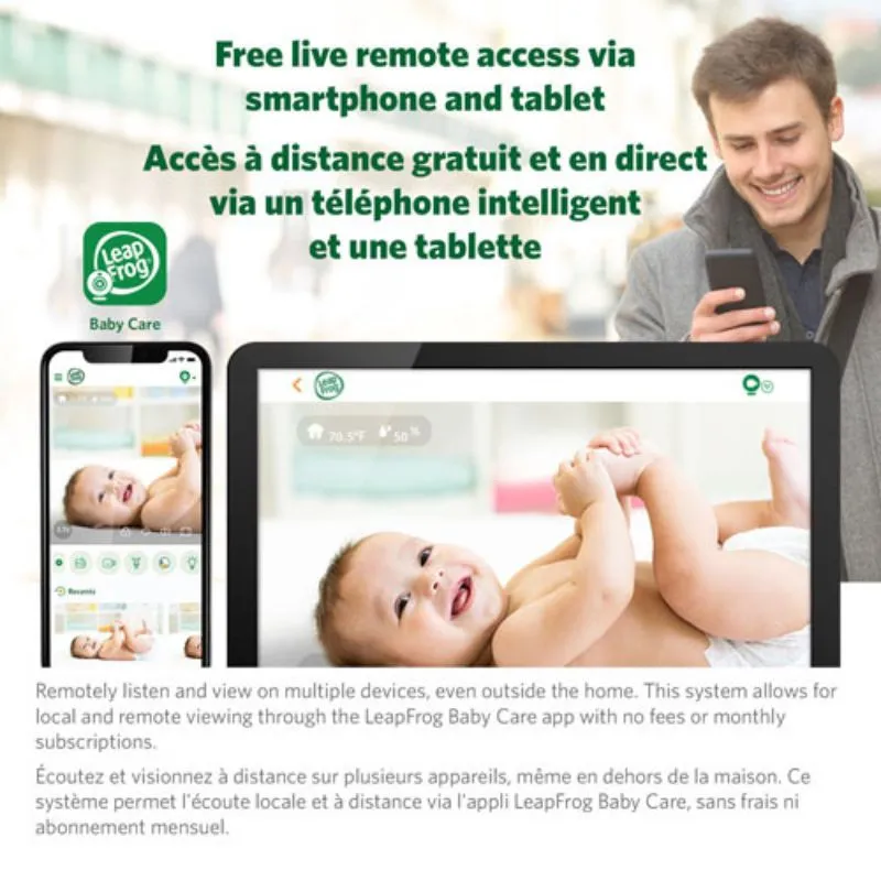 Video Wi-Fi Baby Monitor with Colour Night Vision