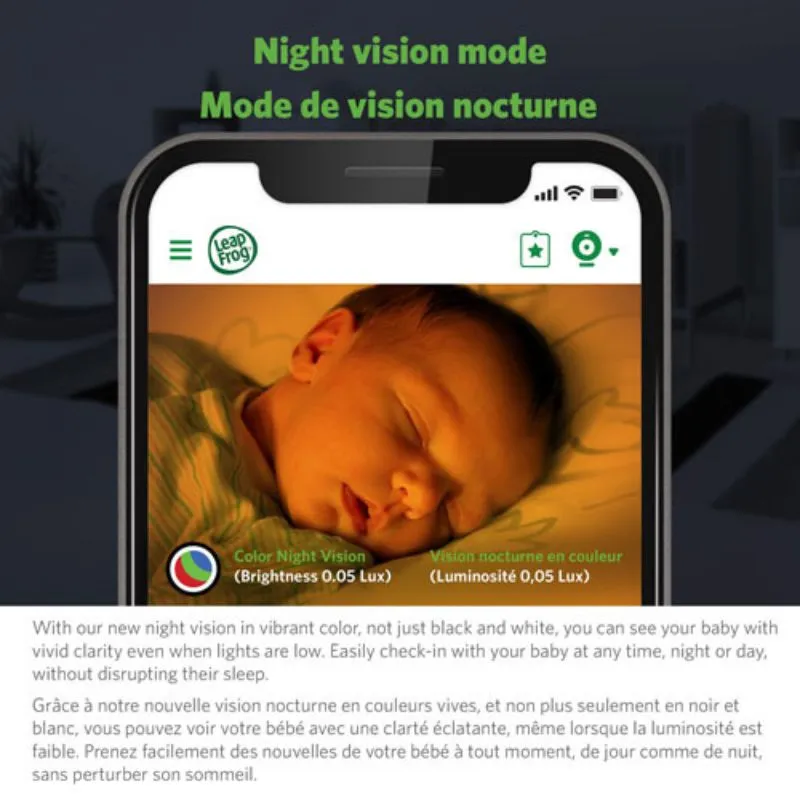 Video Wi-Fi Baby Monitor with Colour Night Vision