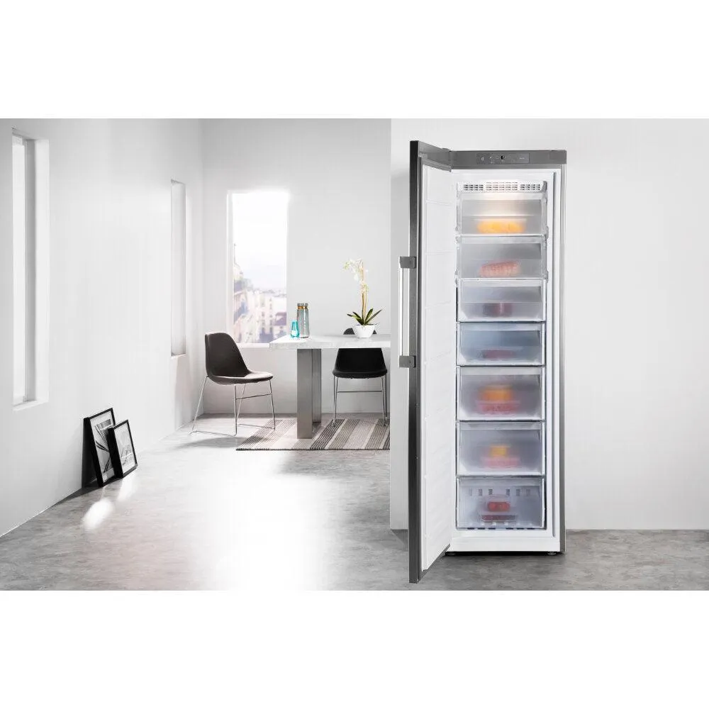 Whirlpool 260L NoFrost Freestanding Freezer - Stainless Steel | UW8F2CXLSBUK2