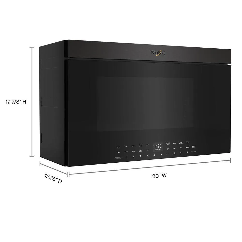 Whirlpool WMMF7530RV Air Fry Over-the-Range Oven with Advanced Sensing Technology