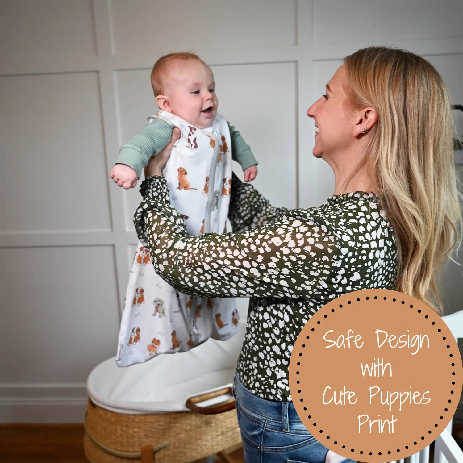 Woof Woof Baby Sleep Sack, 100% Organic Cotton