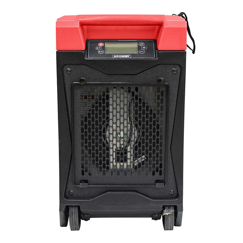 Xpower XD-85L2-Red 145-Pint LGR Commercial Dehumidifier Red w/ Purge Pump