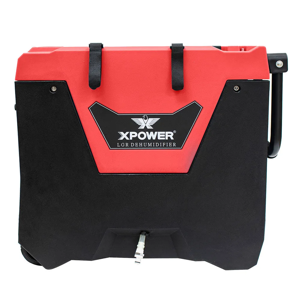 Xpower XD-85L2-Red 145-Pint LGR Commercial Dehumidifier Red w/ Purge Pump