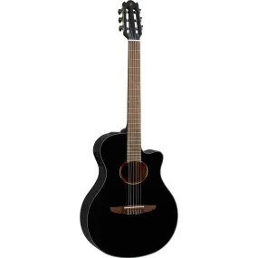 Yamaha NTX1 BL NTX - Thinline Acoustic-Electric Classical Guitar - Black
